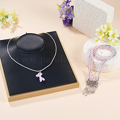 10Pcs Cotton & Metallic Cord Necklace Making&nbsp;NJEW-TAC0054