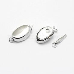 Brass Box Clasps&nbsp;KK-G323-01P-NR