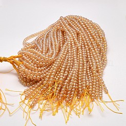 Imitate Austrian Crystal Electroplate Glass Round Bead Strands&nbsp;GLAA-F030-10mm-A01