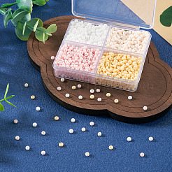 2132Pcs 4 Colors 8/0 Opaque Glass Seed Beads&nbsp;SEED-TADJ0001-03