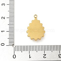 304 Stainless Steel Rhinestone Pendants&nbsp;STAS-I322-27G-04