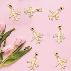 12Pcs Rack Plating Brass Micro Pave Cubic Zirconia Pendants&nbsp;ZIRC-BBC0003-67