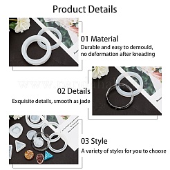 DIY Silicone Bangle Molds Kits&nbsp;DIY-PH0004-45
