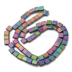 Electroplated Non-magnetic Synthetic Hematite Beads Strands&nbsp;G-C106-A01-12