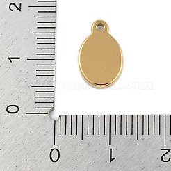 Ion Plating(IP) 304 Stainless Steel Rack Plating Pendant Cabochon Settings&nbsp;STAS-U019-40G