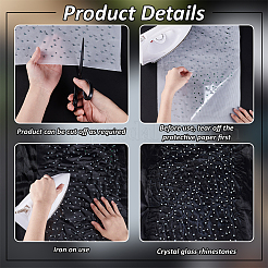 Hotfix Glass Rhinestone&nbsp;DIY-WH0349-388B