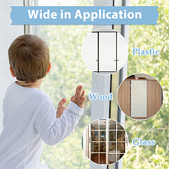 15Pcs Plastic Child Safety Lock for Sliding Door&nbsp;FIND-DC0004-16