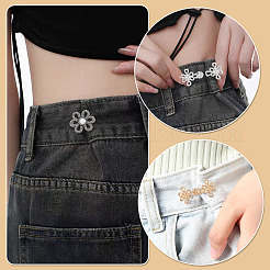 6Pcs 6 Styles Chinese Knot Alloy Adjustable Jean Button Pins&nbsp;FIND-TA0010-51