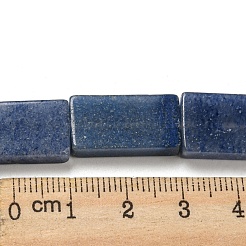 Dyed & Heated Natural Blue Aventurine Beads Strands&nbsp;G-M420-G08-01