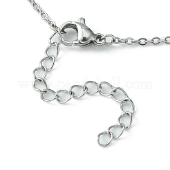 DNA Double Helix Alloy Pendant Necklaces & Danhle Earrings Jewelry Sets&nbsp;SJEW-JS01279