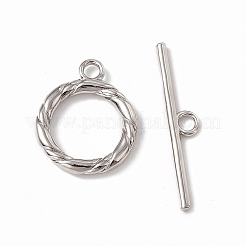 Brass Toggle Clasps&nbsp;KK-K271-11P