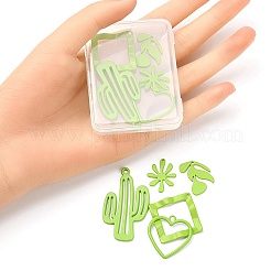 10Pcs 5 Styles Spray Painted Alloy Pendants&nbsp;FIND-YW0003-12