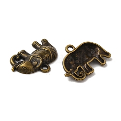 Tibetan Style Alloy Pendants&nbsp;TIBE-Q050-148AB-FF