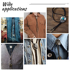 DIY Iron Bolo Tie Making Finding Kit&nbsp;FIND-CA0008-98