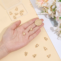 14Pcs Brass Pendants&nbsp;KK-BC0015-80G