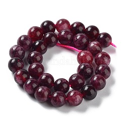 Dyed Natural Malaysia Jade Beads Strands&nbsp;G-G021-01A-04