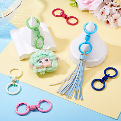 12Pcs 12 Colors Alloy Spring Gate Clasps&nbsp;FIND-TA0008-03