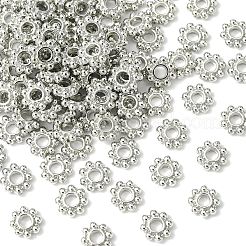 Alloy Daisy Spacer Beads&nbsp;PALLOY-YW0001-80