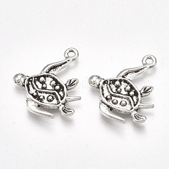 Tibetan Style Alloy Pendants&nbsp;TIBE-S316-039AS-RS