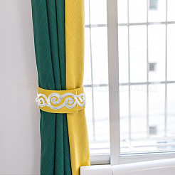 Iron on/Sew on Polyester Embroidery Auspicious Clouds Lace Ribbon&nbsp;OCOR-WH20020-06C