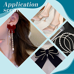 Plastic Pearl Bead Cup Chains&nbsp;CH-WH0013-01A-S