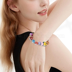 10 Styles CCB Plastic European Beads&nbsp;CCB-YW0001-80