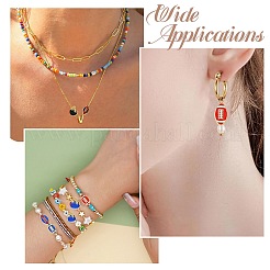 40Pcs 10 Styles Zinc Alloy Enamel Beads&nbsp;FIND-CJ0003-77