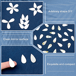 500Pcs Teardrop Glass Cabochons&nbsp;DIY-OC0011-79