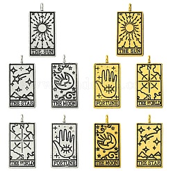 15Pcs 5 Styles Tibetan Style Alloy Pendants&nbsp;TIBEP-YW0001-76AG