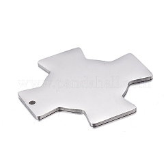 Non-Tarnish 304 Stainless Steel Pendants&nbsp;STAS-F254-24B-P