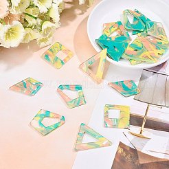 20Pcs 5 Style Acrylic Pendants&nbsp;MACR-SC0001-07