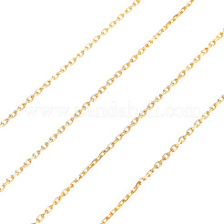 3.28 Feet Ion Plating(IP) 304 Stainless Steel Cable Chains&nbsp;X-CHS-D004-01G