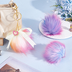 15Pcs 3 Styles Faux Fox Fur Soft Pompom Ball&nbsp;FIND-PH0027-60
