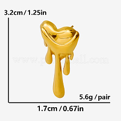 Stylish 304 Stainless Steel Heart-shaped Stud Earrings&nbsp;EM8076-2