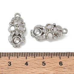 304 Stainless Steel Pendant Cabochon Settings&nbsp;SA-CBAE5AC-11P