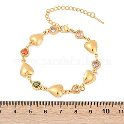 304 Stainless Steel Link  Bracelets for Women&nbsp;BJEW-U026-02A-G