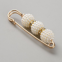 Alloy Safety Pin Brooch&nbsp;AJEW-WH20071-001G-01