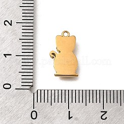 304 Stainless Steel Pendants&nbsp;STAS-Z160-08G-01