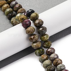 Natural Ruby in Zoisite Beads Strands&nbsp;G-K380-A60-06