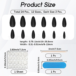 1 Bag ABS Plastic Press On False Nails&nbsp;MRMJ-CP0001-62