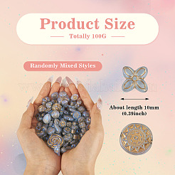 100G Transparent Acrylic Beads&nbsp;OACR-BT0001-05A