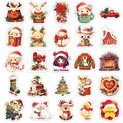 50Pcs Christmas Theme Cartoon Paper Stickers&nbsp;DIY-P085-08