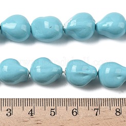 Electroplated Glass Imitation Pearl Beads Strands&nbsp;BSHE-XCP0001-86