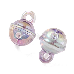 UV Plating Rainbow Iridescent Transparent Acrylic Pendant&nbsp;OACR-P010-06C