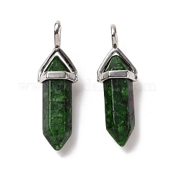Natural Ruby in Zoisite Pointed Pendants&nbsp;G-K329-47P
