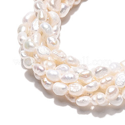 Natural Cultured Freshwater Pearl Beads Strands&nbsp;PEAR-N028-02