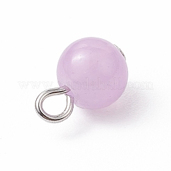 12Pcs Imitation Jade Glass Pendants&nbsp;PALLOY-JF02768-02