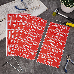 12Sheets Waterproof PVC Warning Sign Stickers&nbsp;DIY-OC0014-63B