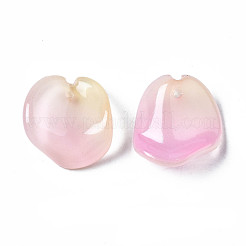 Two Tone Spray Painted Glass Pendants&nbsp;GLAA-N042-003-D02