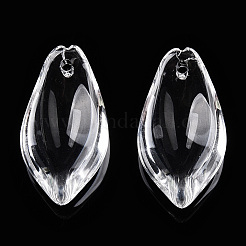 Transparent Glass Petal Beads&nbsp;GLAA-N001-10